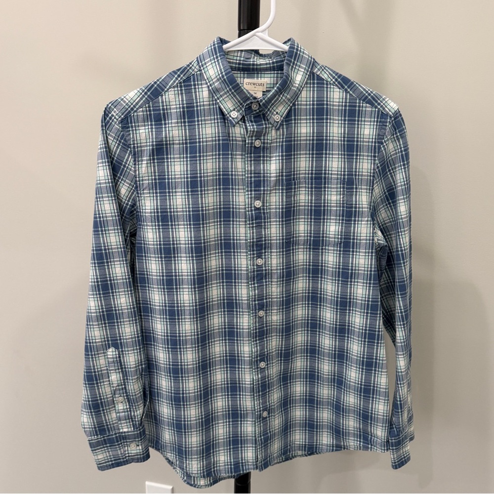 J Crew Crewcuts long sleeve shirt, size 14